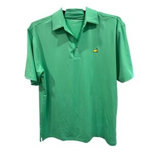 Masters Tech Golf Polo Shirt Mens Large Green Augusta National